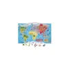 Puzzle carte du monde magnétique - Janod