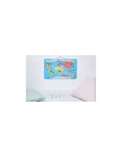 Puzzle carte du monde magnétique - Janod