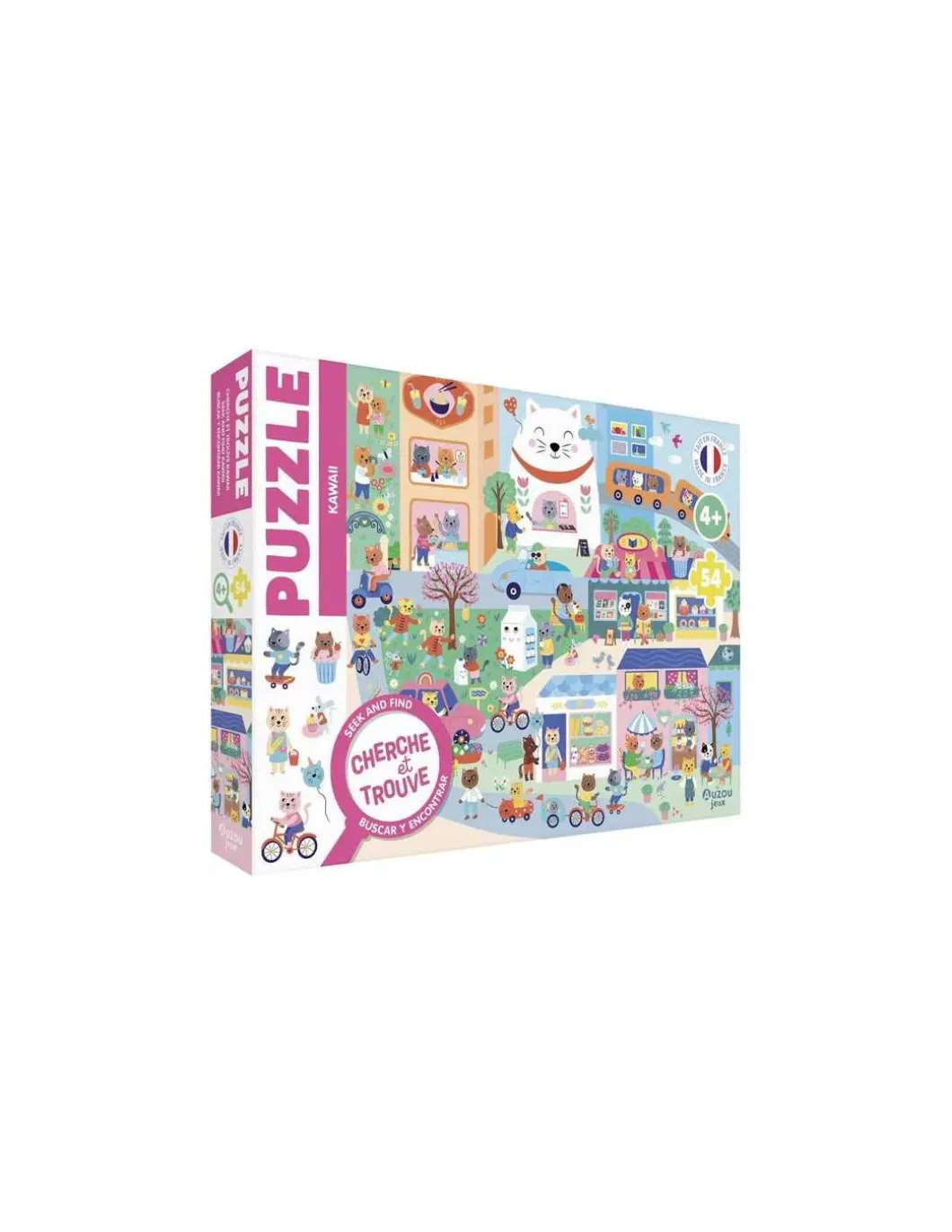 Puzzle cherche et trouve Kawaii - Auzou