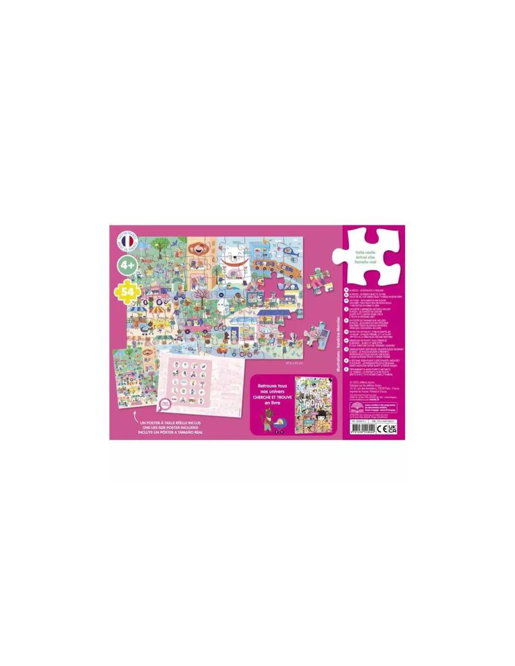 Puzzle cherche et trouve Kawaii - Auzou