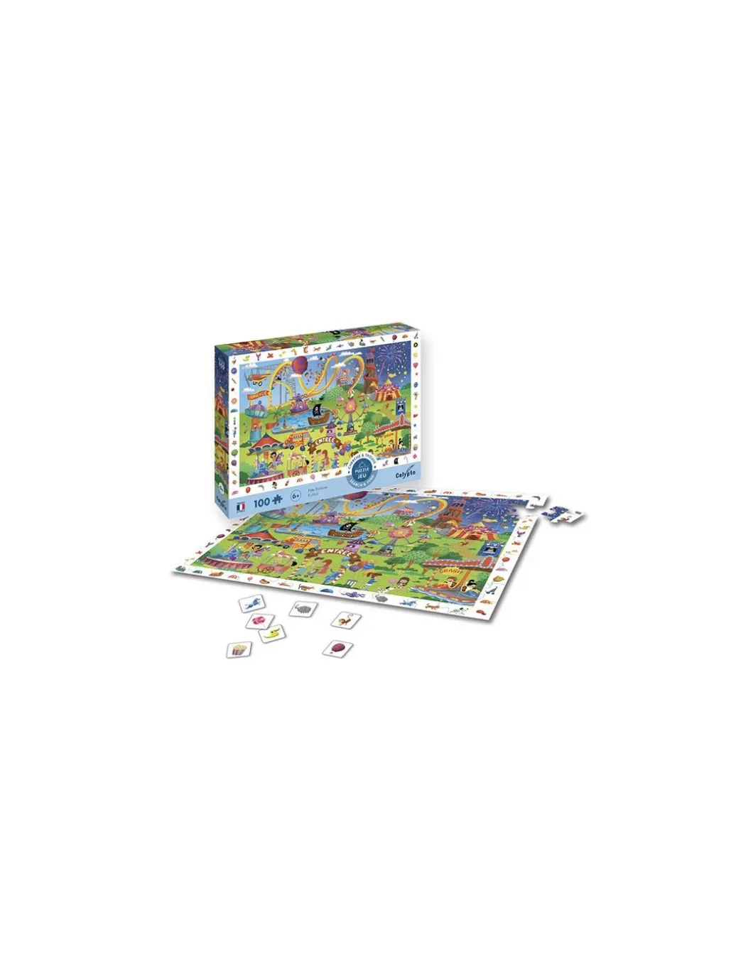 Puzzle Cherche et trouve Fête Foraine - Sentosphère