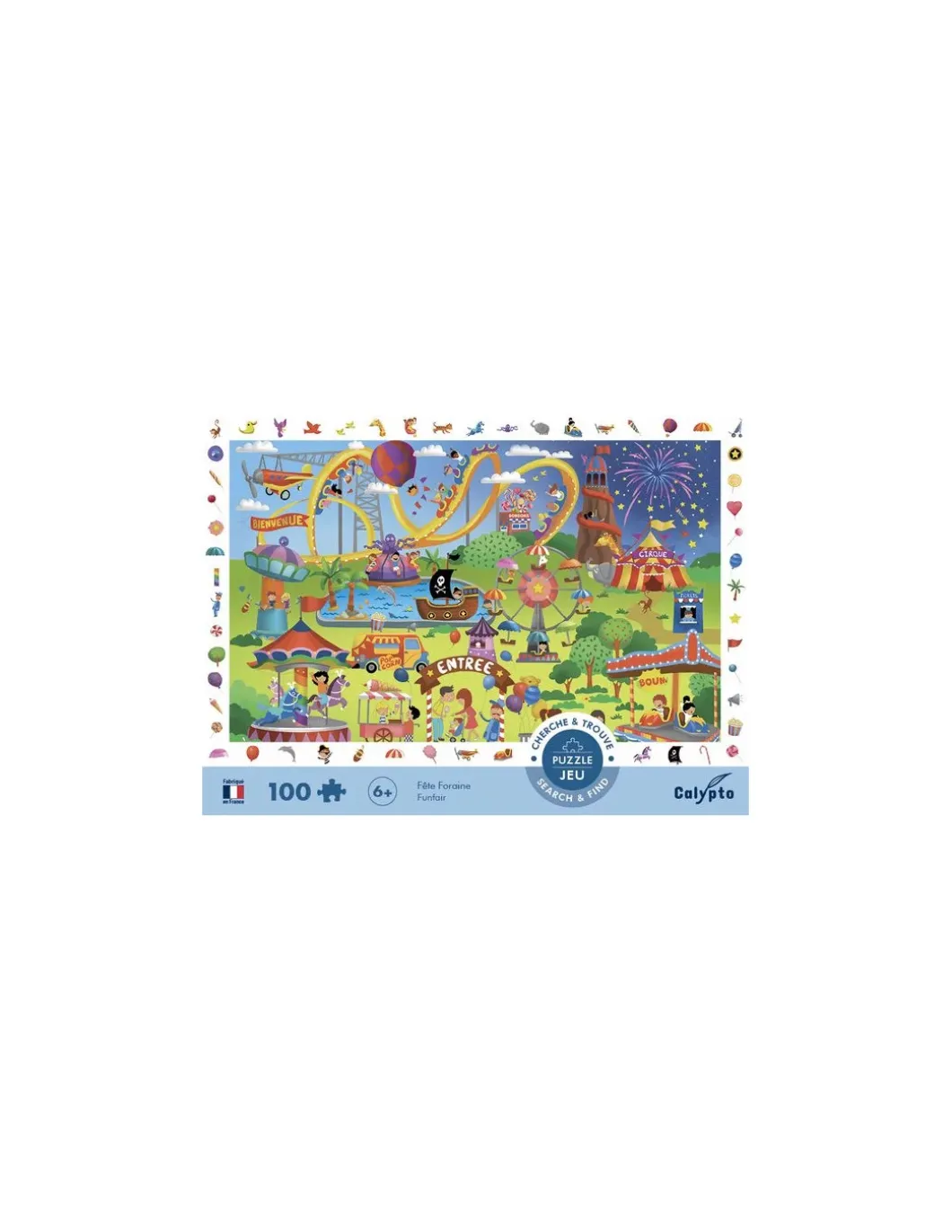 Puzzle Cherche et trouve Fête Foraine - Sentosphère