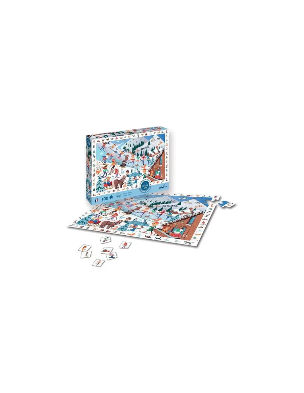 Puzzle Cherche et trouve Sports d'Hiver - Sentosphère