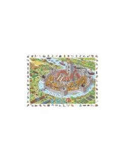 Puzzle Cherche et trouve Le Château Fort 100 pièces - Sentosphère