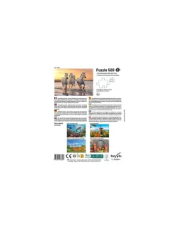 Puzzle Chevaux en Camargue 500 pièces XL - Sentosphère