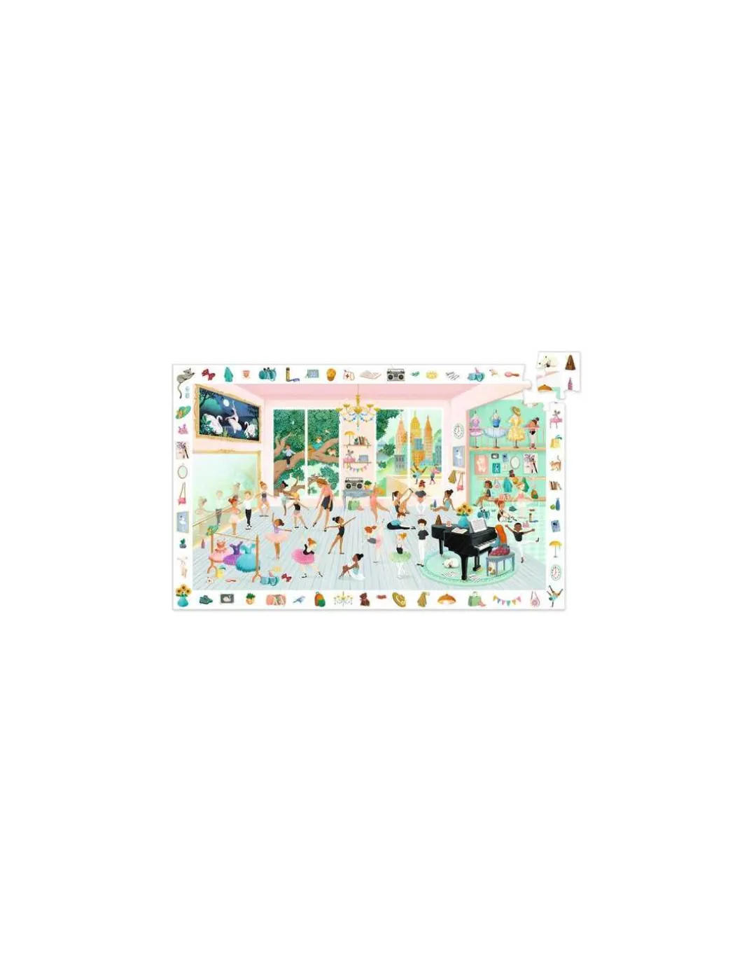 Puzzle d'observation 100 pièces L'école de danse - Djeco
