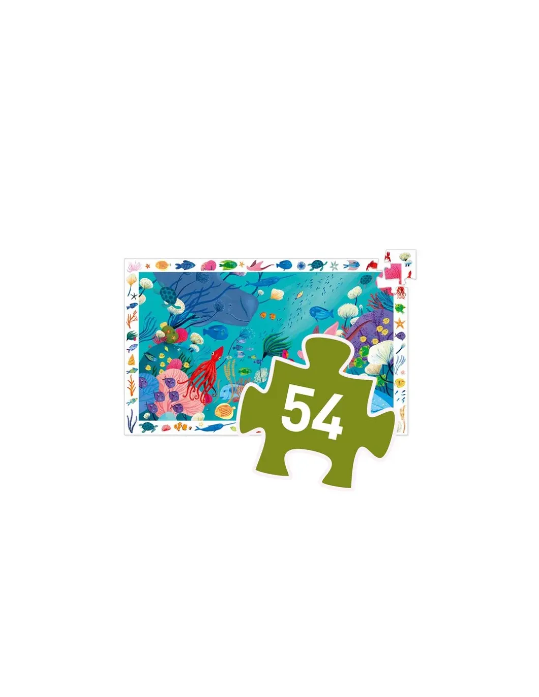 Puzzle d'observation aquatique - Djeco