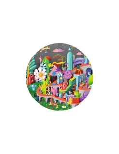 Puzzle d'observation Crazy Town 200 pièces - Djeco