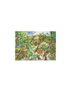 Puzzle d'observation Dinosaures et livret - Djeco