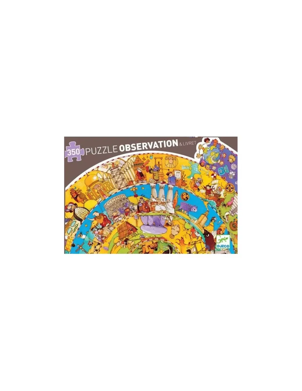 Puzzle d'observation Histoire et livret - Djeco