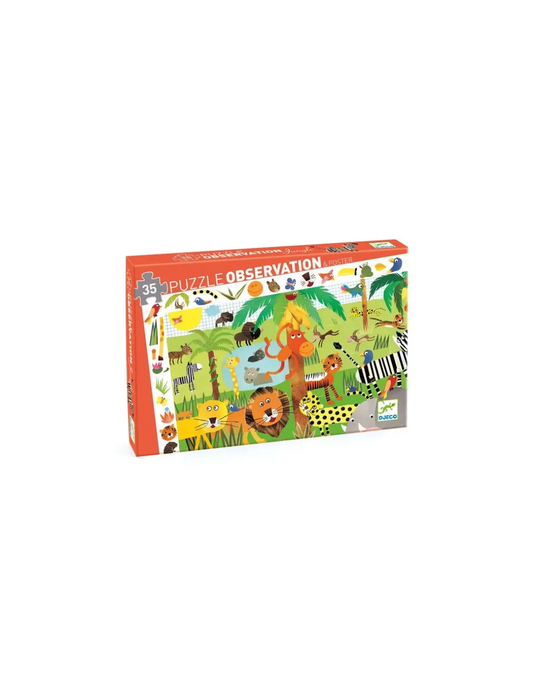 Puzzle d'observation La jungle - Djeco