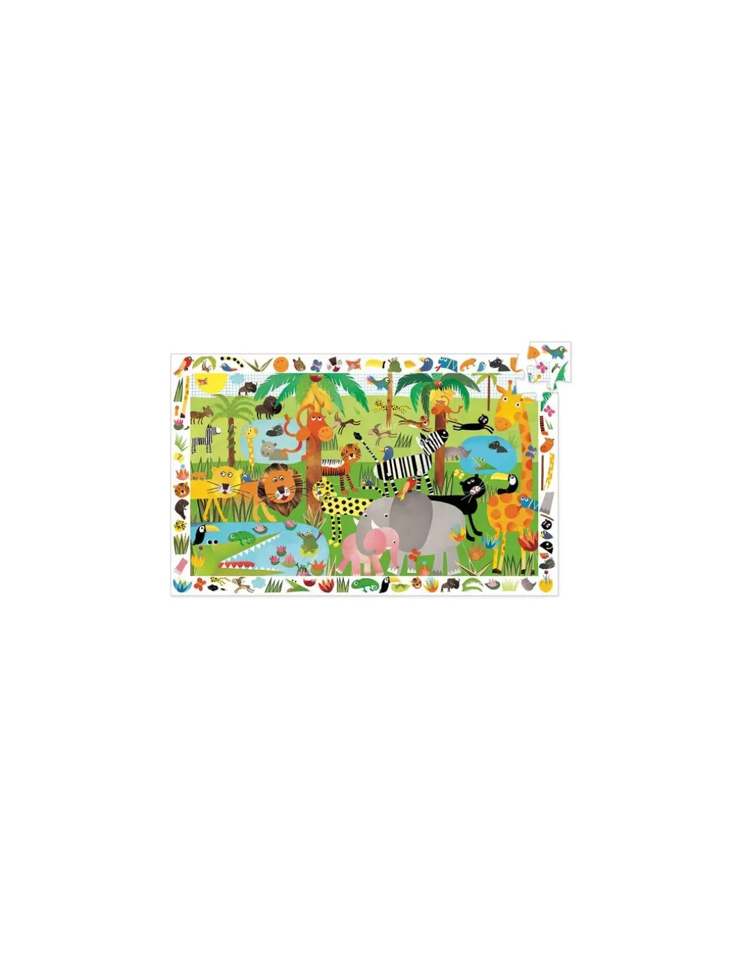 Puzzle d'observation La jungle - Djeco