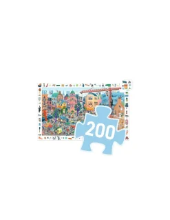Puzzle d'observation La ville 200 pièces - Djeco