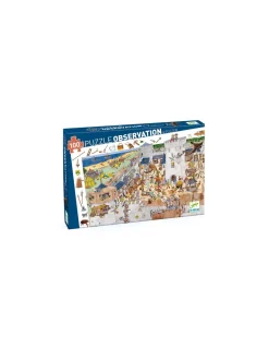 Puzzle d'observation Le chateau fort - Djeco