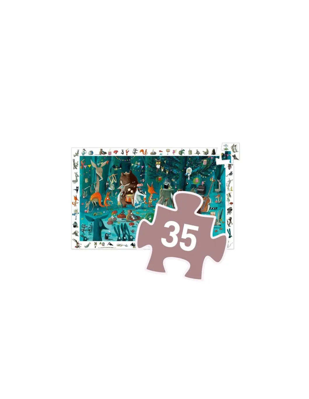Puzzle d'observation l'orchestre 35 pièces - Djeco