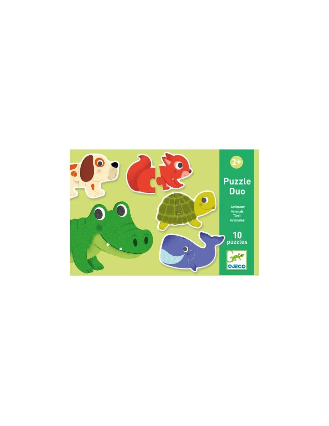 Puzzle duo animaux - Djeco