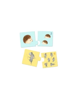 Puzzle duo Bébés animaux - Djeco