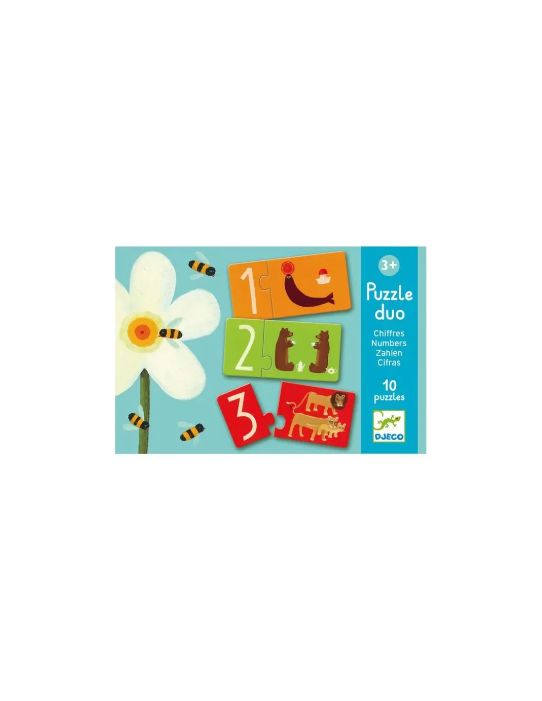 Puzzle duo chiffres - Djeco