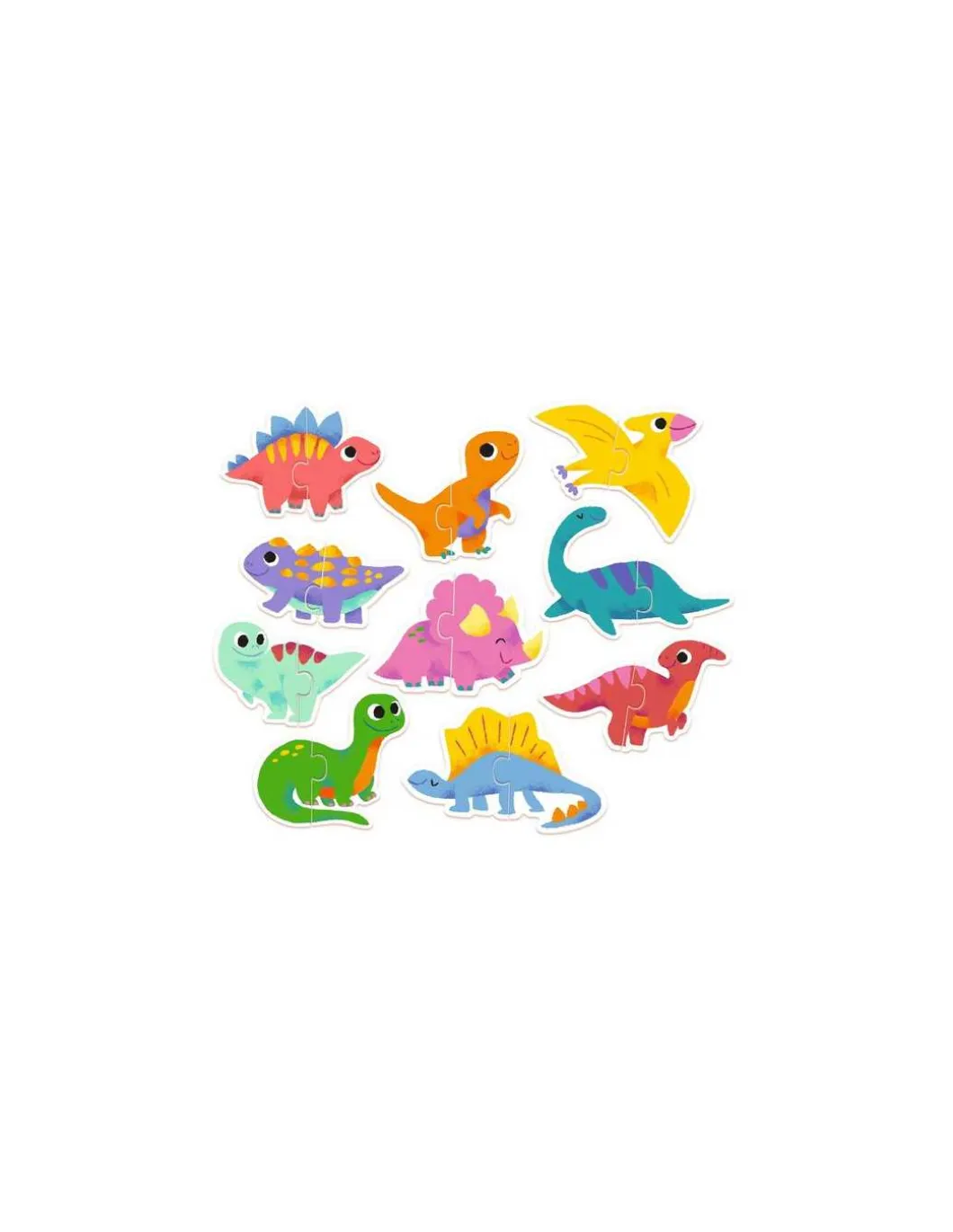 Puzzle duo Dinos - Djeco