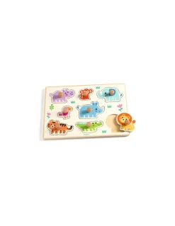 Puzzle en bois Hippo'n'Co - Djeco