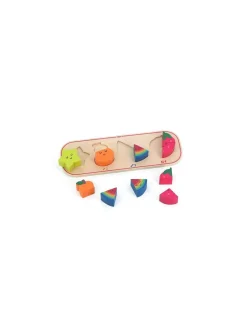 Puzzle encastrement 1,2,3 et 4 fruits Andy Westface - Vilac