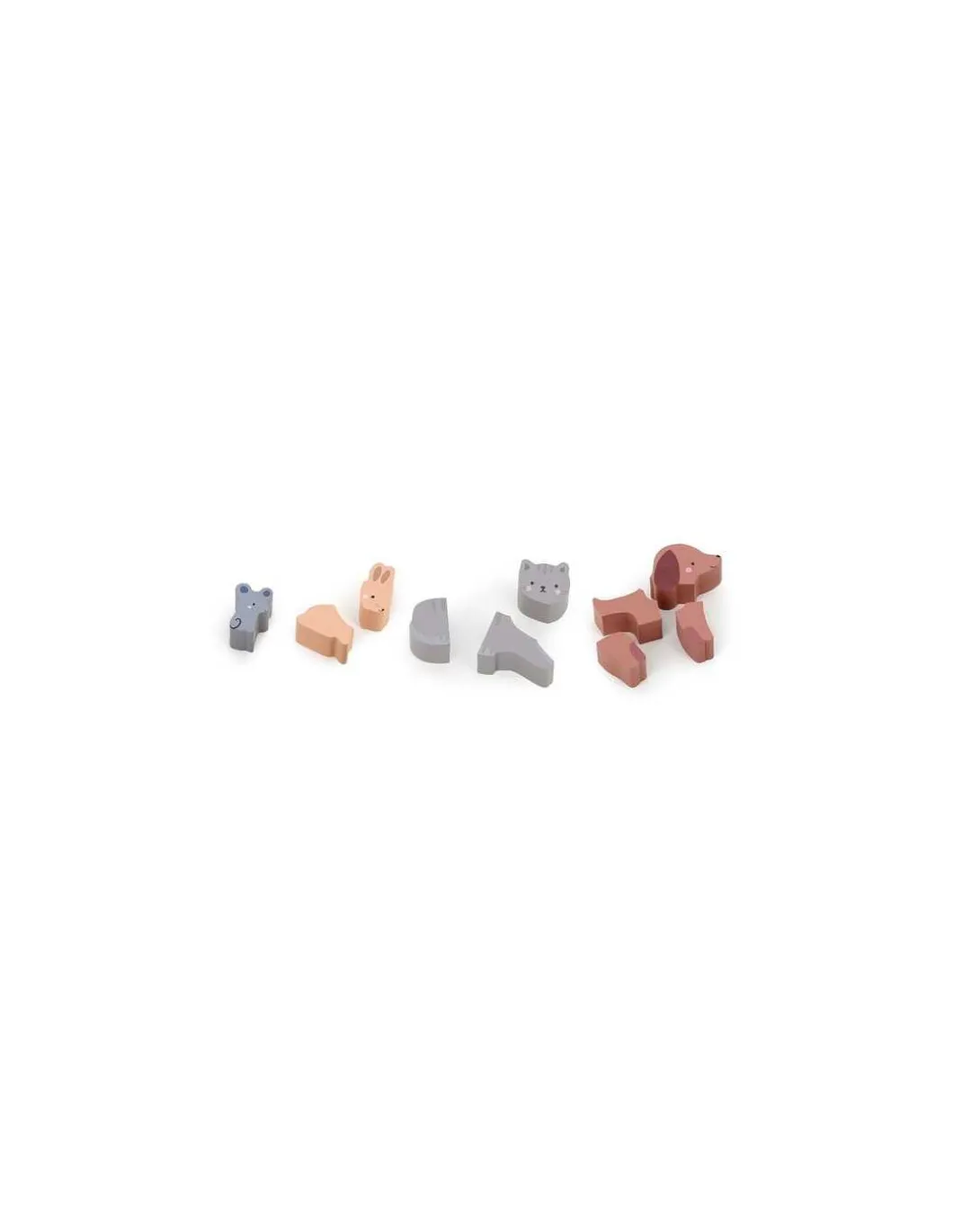 Puzzle Encastrement 1,2,3 et 4 animaux Sarah Betz - Vilac