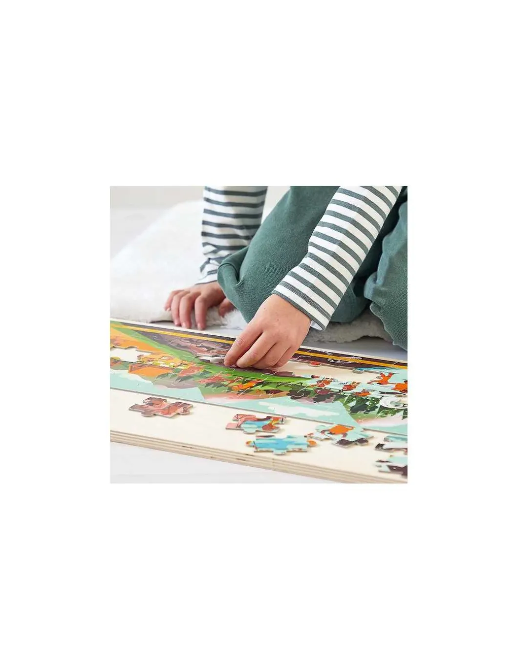 Puzzle frise Préhistoire 100 pièces - Janod