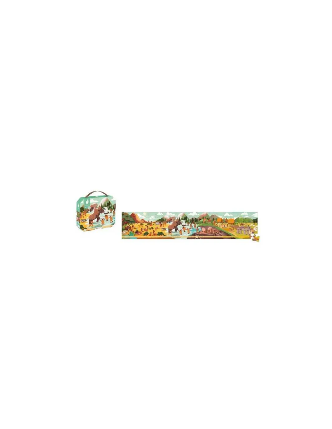 Puzzle frise Préhistoire 100 pièces - Janod