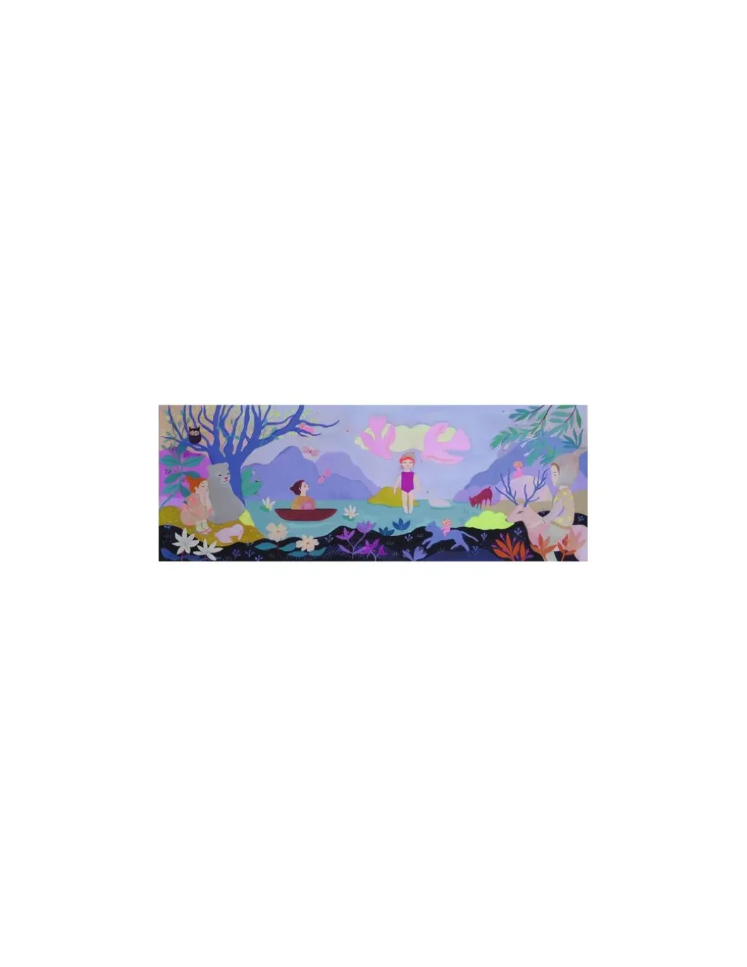 Puzzle gallery Children's lake 100 pièces - Djeco
