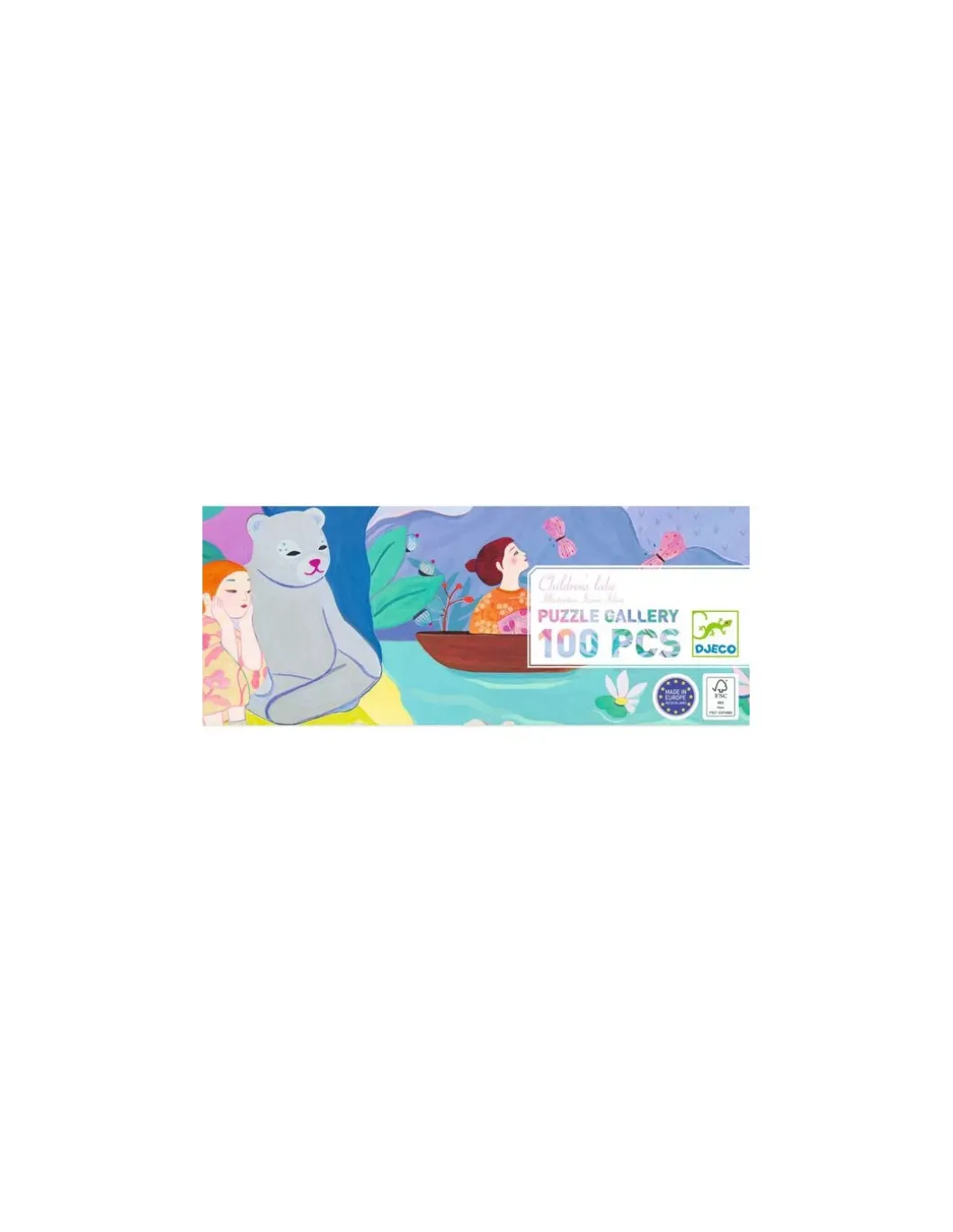 Puzzle gallery Children's lake 100 pièces - Djeco