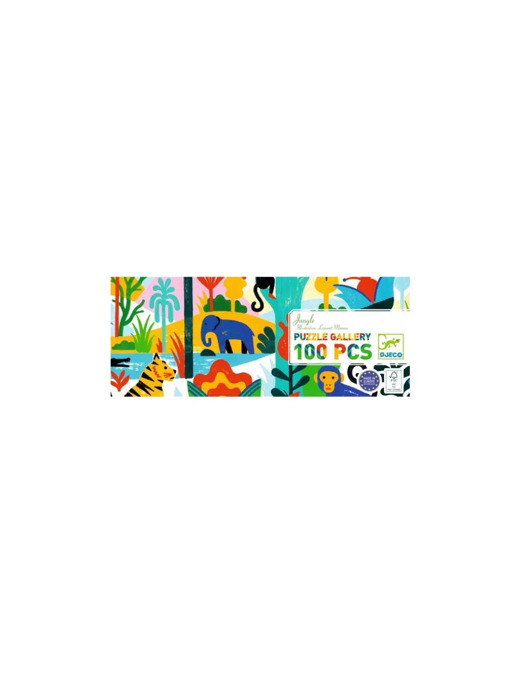 Puzzle gallery Jungle 100 pièces - Djeco