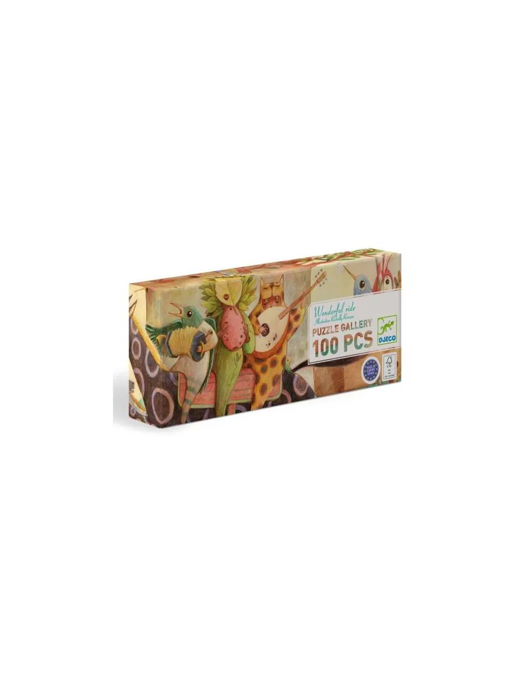 Puzzle gallery Wonderful ride 100 pièces - Djeco