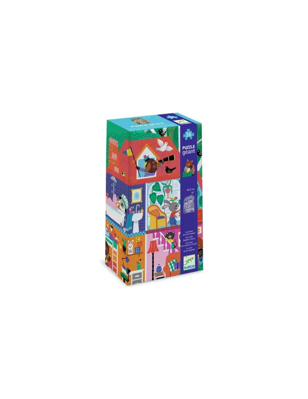 Puzzle géant La maison p'tits copains - Djeco