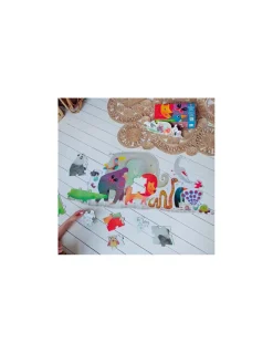 Puzzle géant la parade des animaux - Djeco