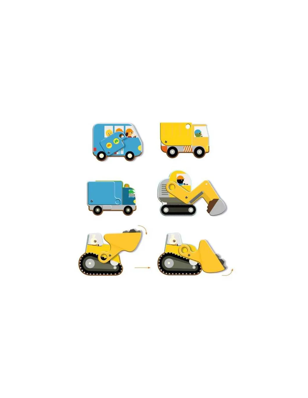 Puzzle géant Le Chantier - Djeco
