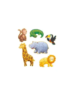 Puzzle géant Ouistiti & ses amis - Djeco