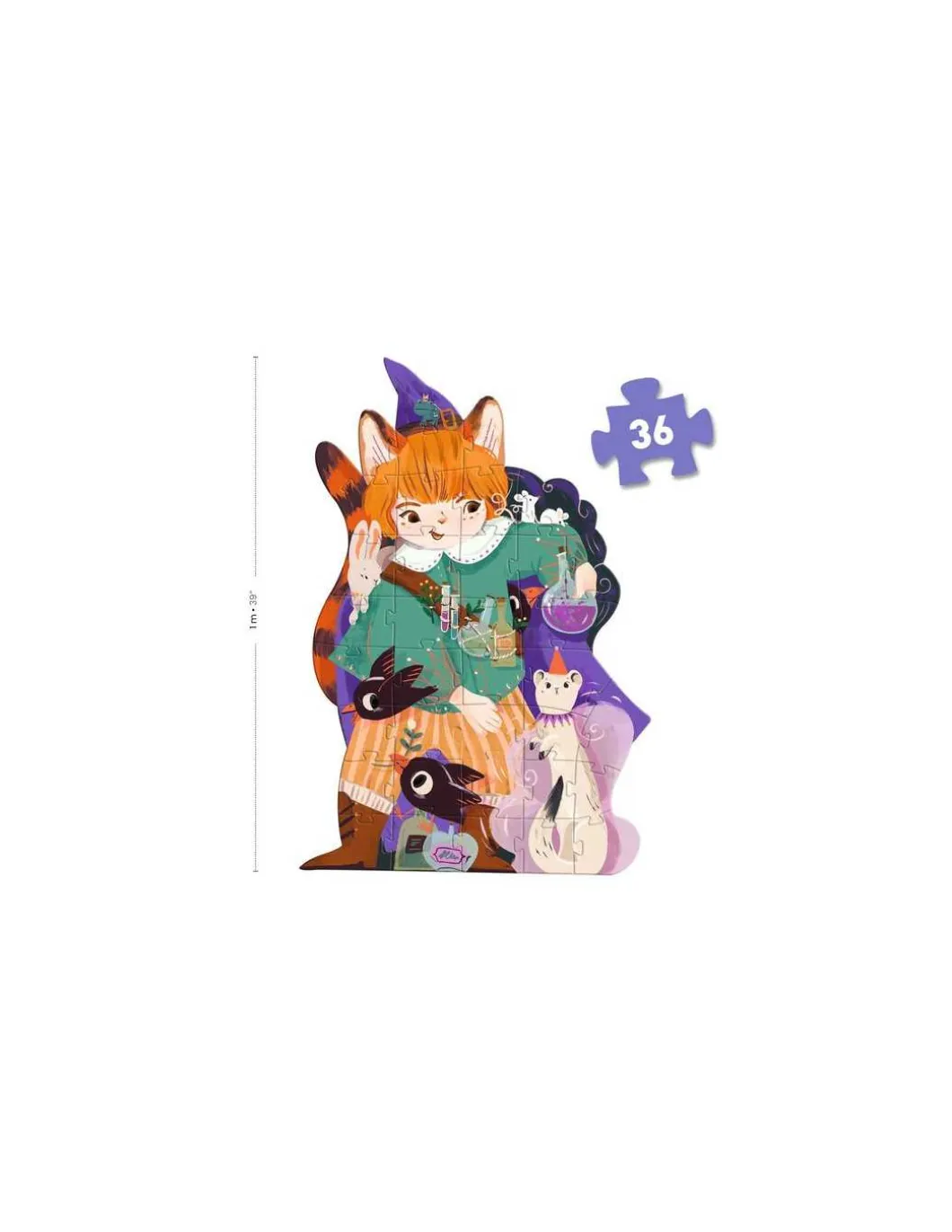 Puzzle géant Pio le magicien - Djeco