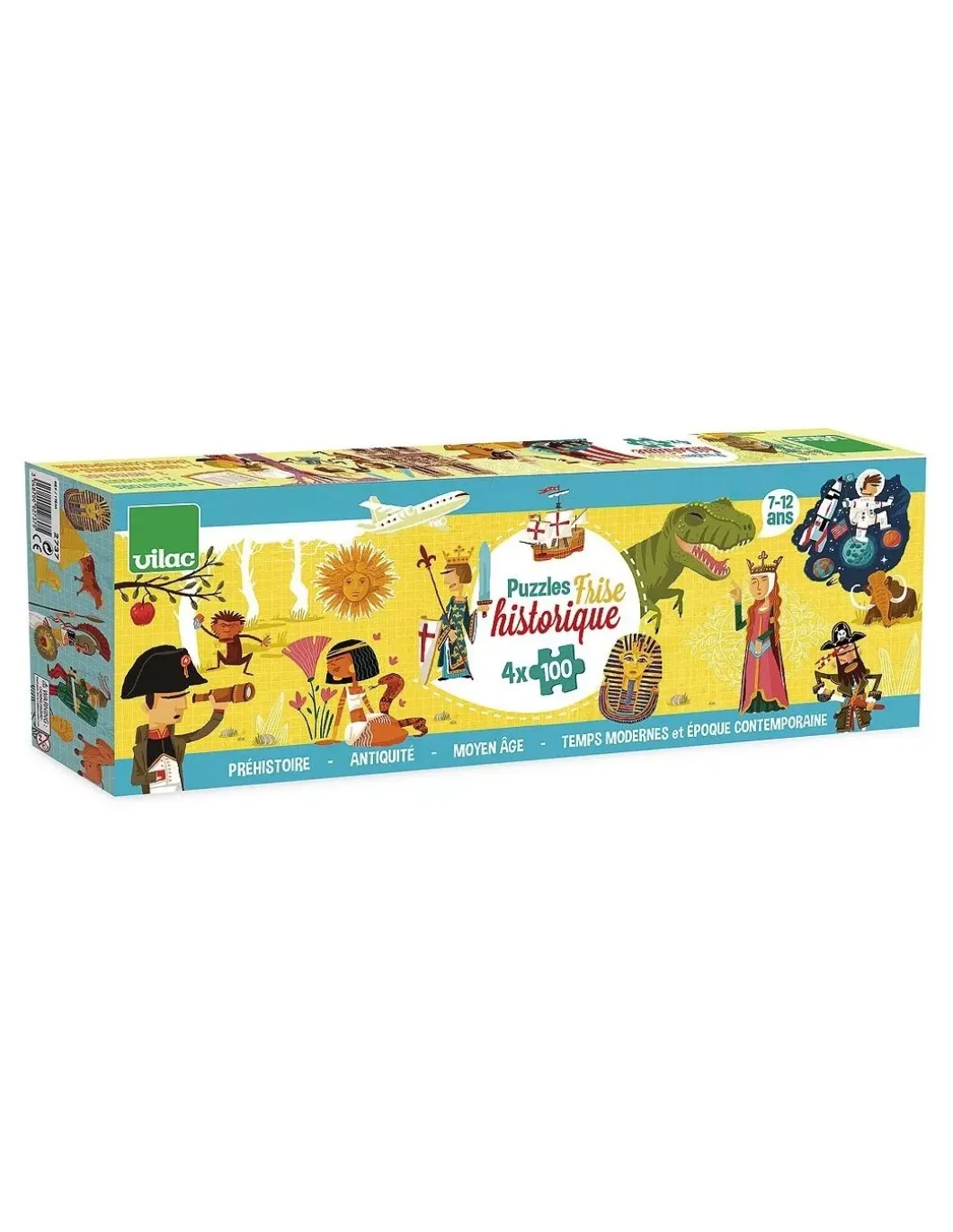 Puzzle grande frise historique 4 x 100 pcs - Vilac