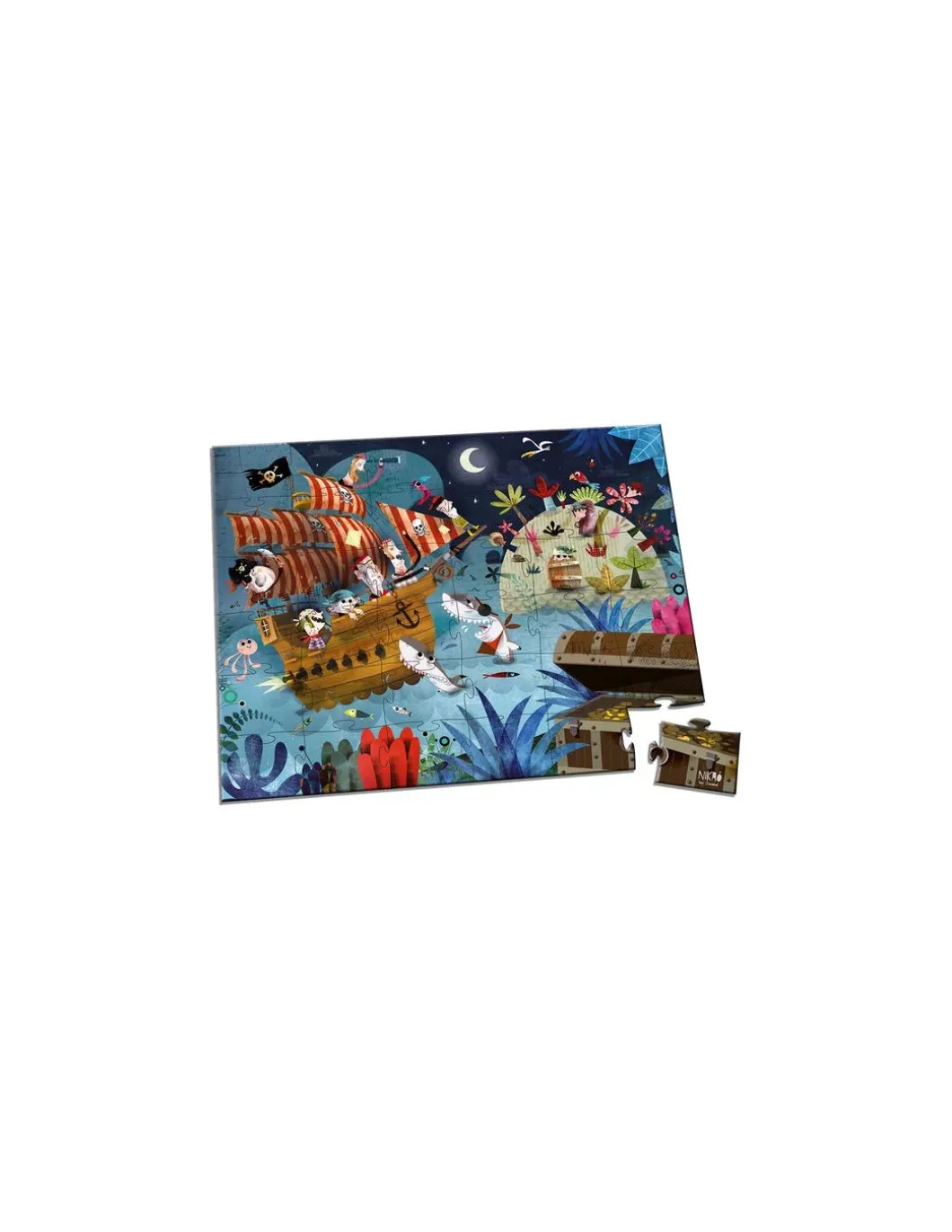Puzzle la chasse au trésor - Janod