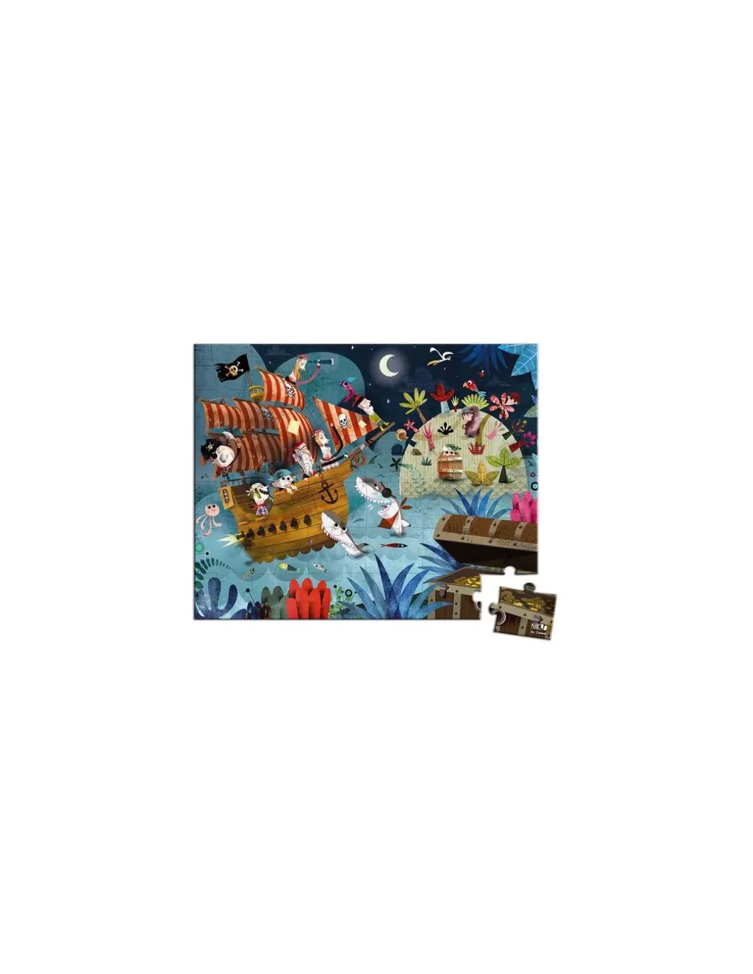 Puzzle la chasse au trésor - Janod