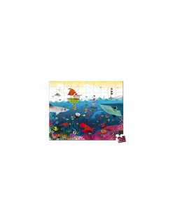 Puzzle le monde sous marin 100 pièces - Janod