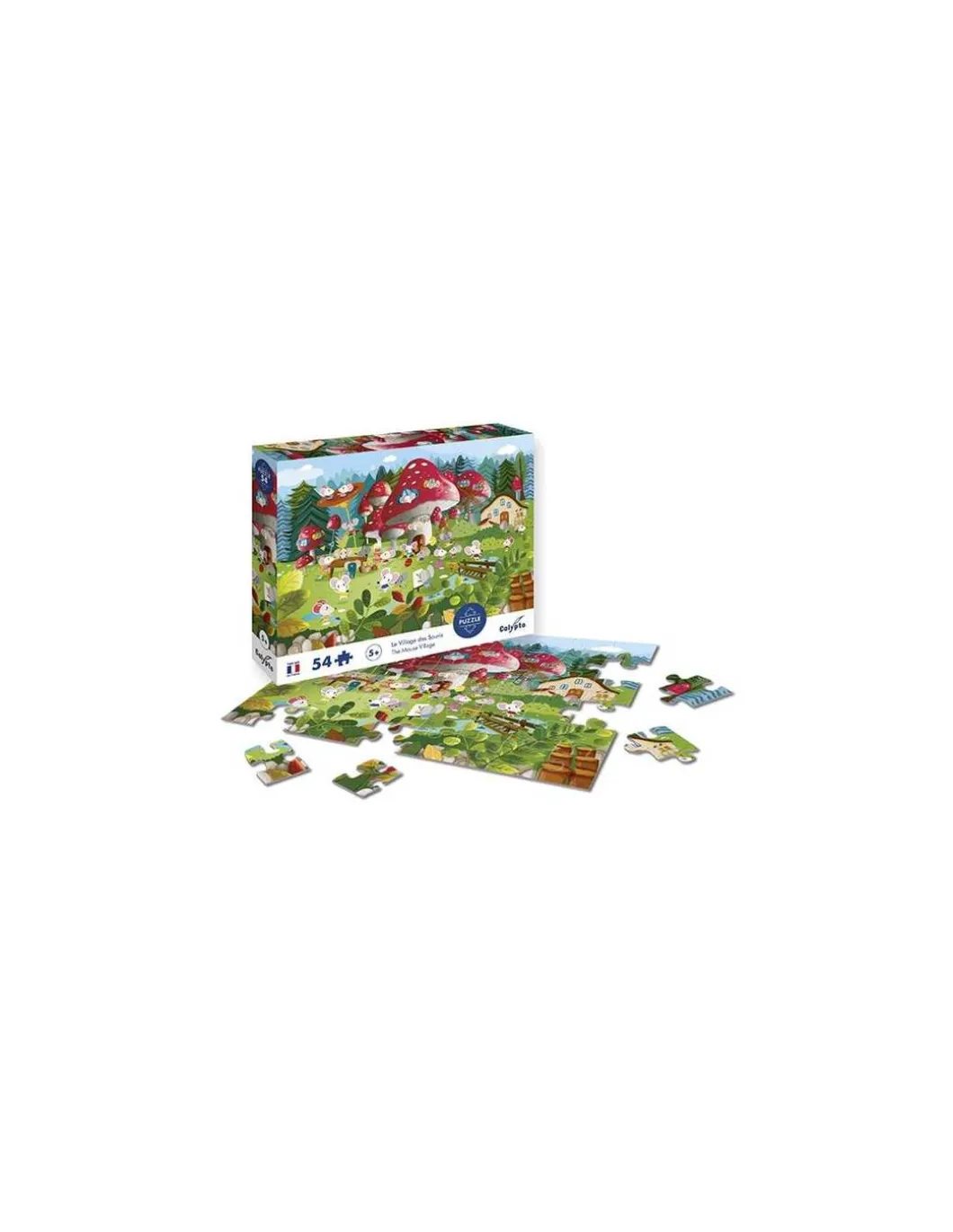 Puzzle Le village des souris 54 pièces - Sentosphère