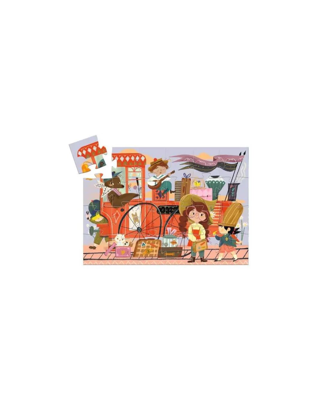 Puzzle Le voyage de Mia 36 pièces - Djeco