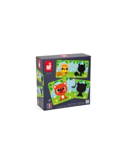 Puzzle Les animaux et leur ombre - Janod