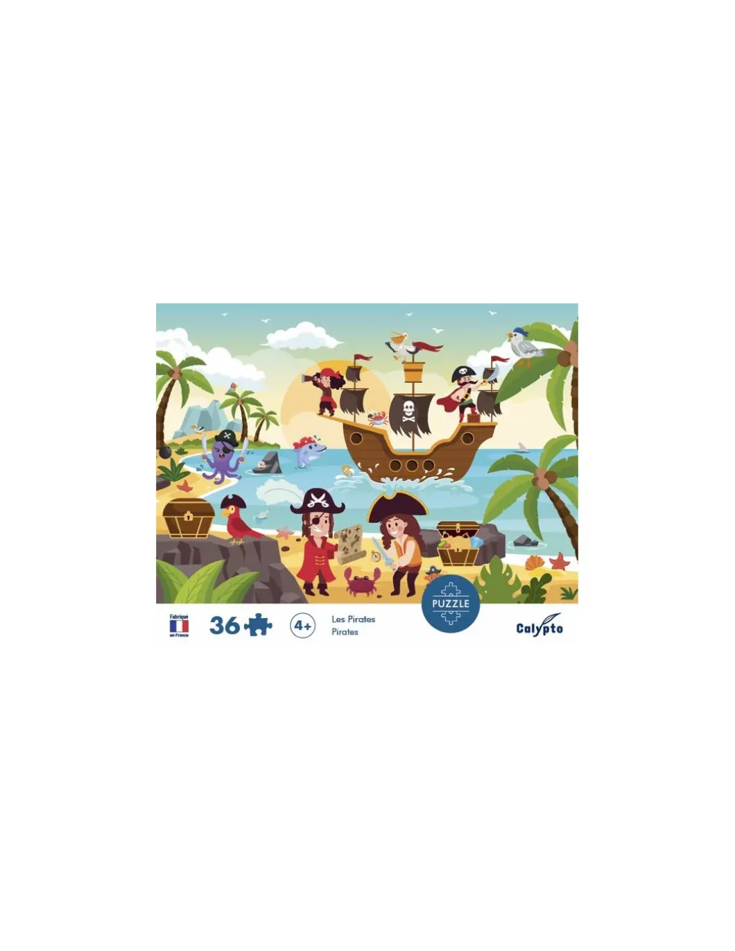 Puzzle Les pirates 36 pièces - Sentosphère