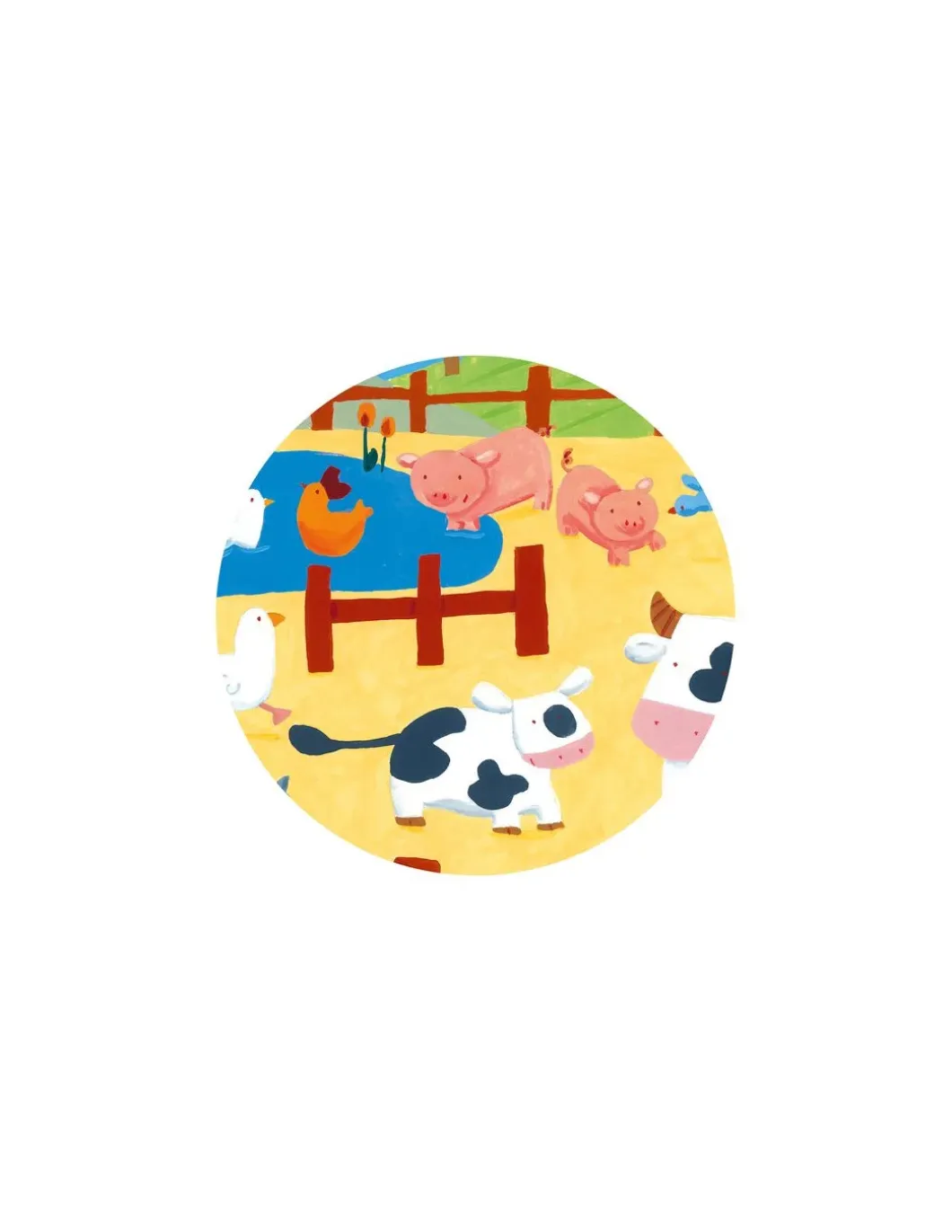 Puzzle les vaches à la ferme - Djeco