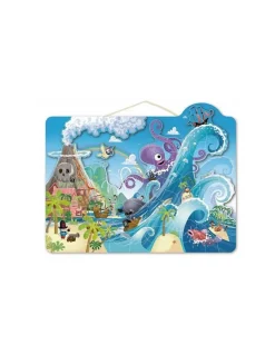 Puzzle magnétique pirates 100 pièces - Speedy Monkey