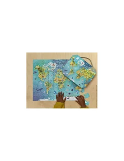 Puzzle Monde 100 pièces - Janod