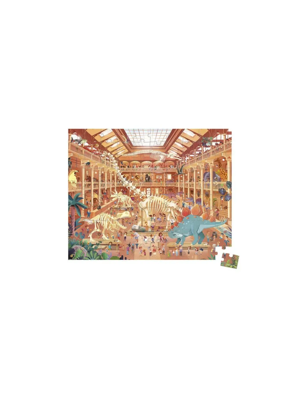 Puzzle Musée histoire naturelles 100 pièces - Janod
