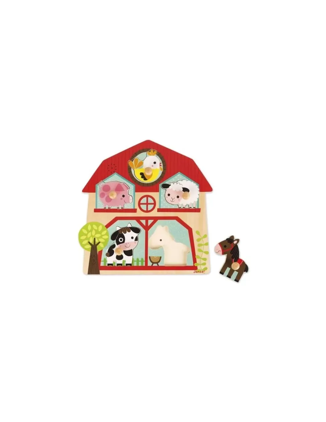 Puzzle musical les copains de la ferme - Janod